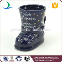 YScc0029-02 Taza personalizada en relieve de cerámica para los niños en vacaciones de Navidad